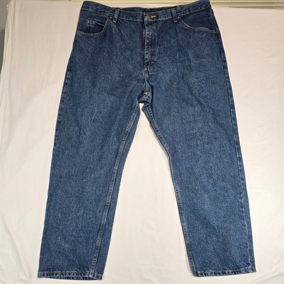 Wrangler Other - Wrangler Authentics Mens Relaxed Fit Jeans 42x30 Medium Wash Blue Denim 97601DR
